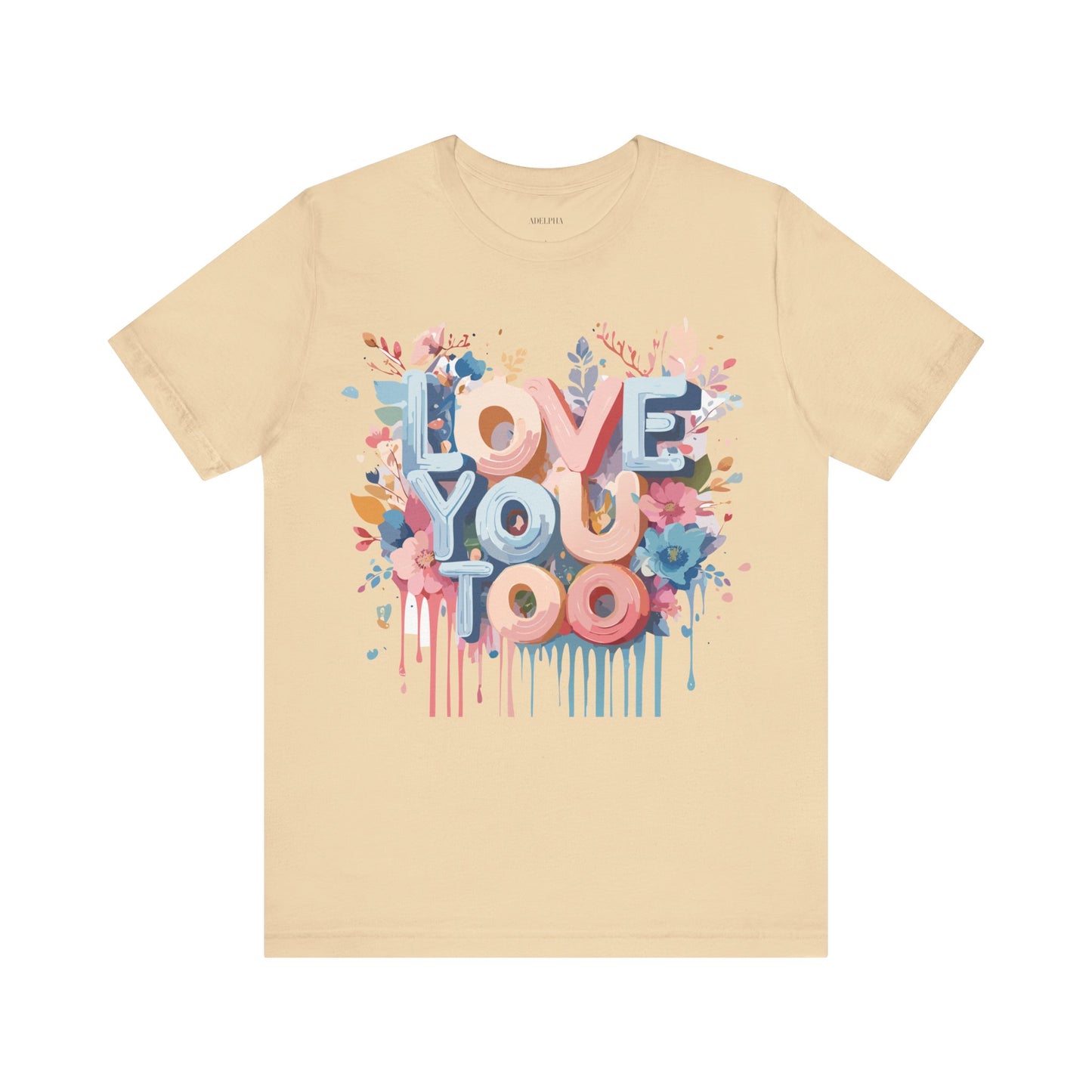 T-Shirt aus natürlicher Baumwolle – Love Story-Kollektion