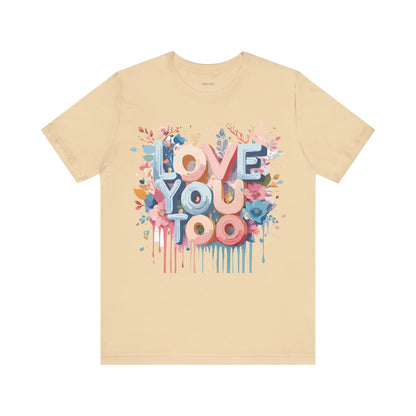 Natural Cotton Tee Shirt - Love story Collection Printify