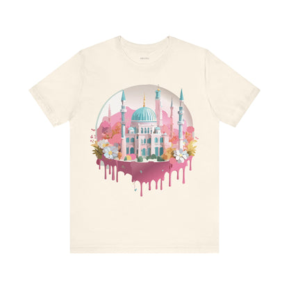 Natural Cotton Tee Shirt - Istanbul, Turkey Printify