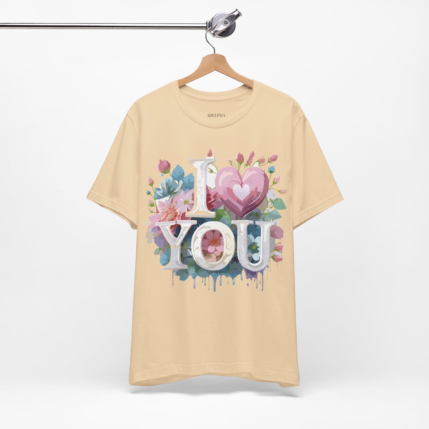 Natural Cotton Tee Shirt - Love story Collection