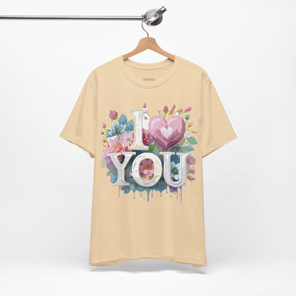 Natural Cotton Tee Shirt - Love story Collection Printify