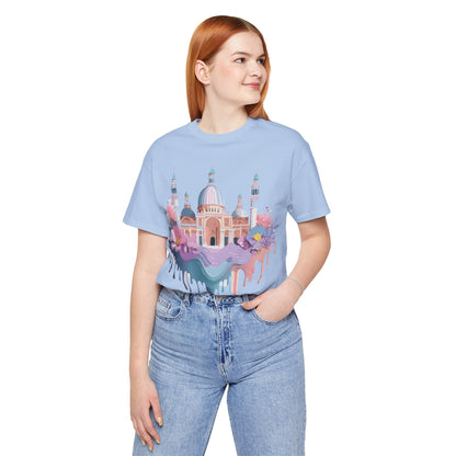 Natural Cotton Tee Shirt - Beautiful Places Collection - Venice Printify