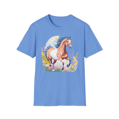 Horse Shirt Unisex Gildan Softstyle Tee 100 Ring Spun Cotton