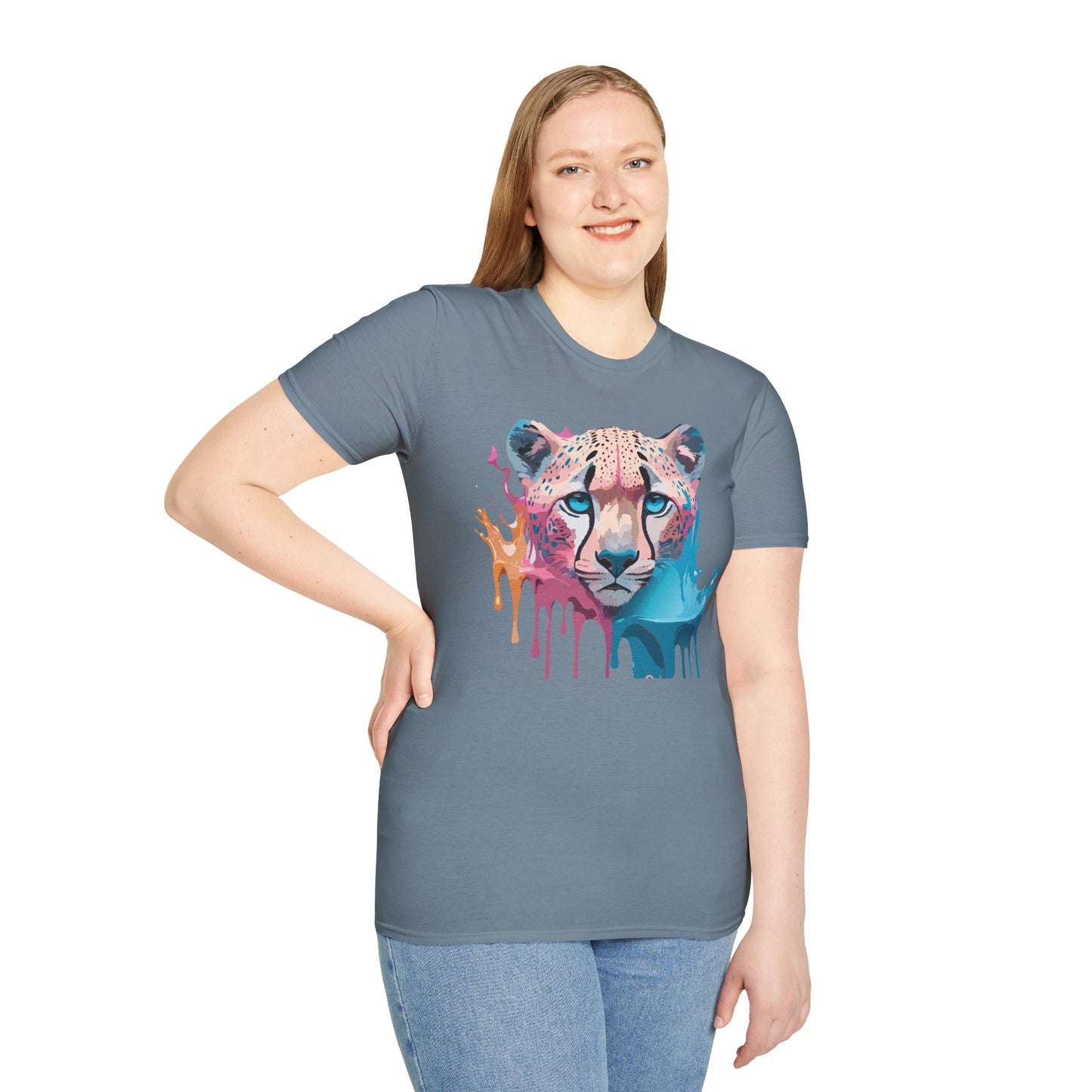 Cheetah Shirt, Shirt with Cheetah, Cheetah Tee, Shirt with Animals