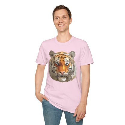 Unisex Tiger Shirt Animal Print Tee Gildan Softstyle Cotton Quality