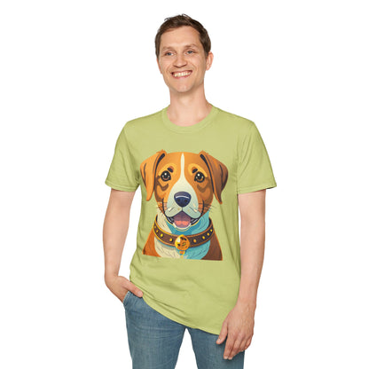 Dog Shirt Unisex Animal Tee Gildan Softstyle 64000 Cotton Tee