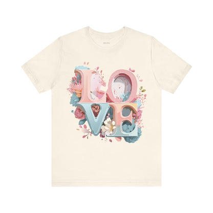 Natural Cotton Tee Shirt - Love story Collection Printify