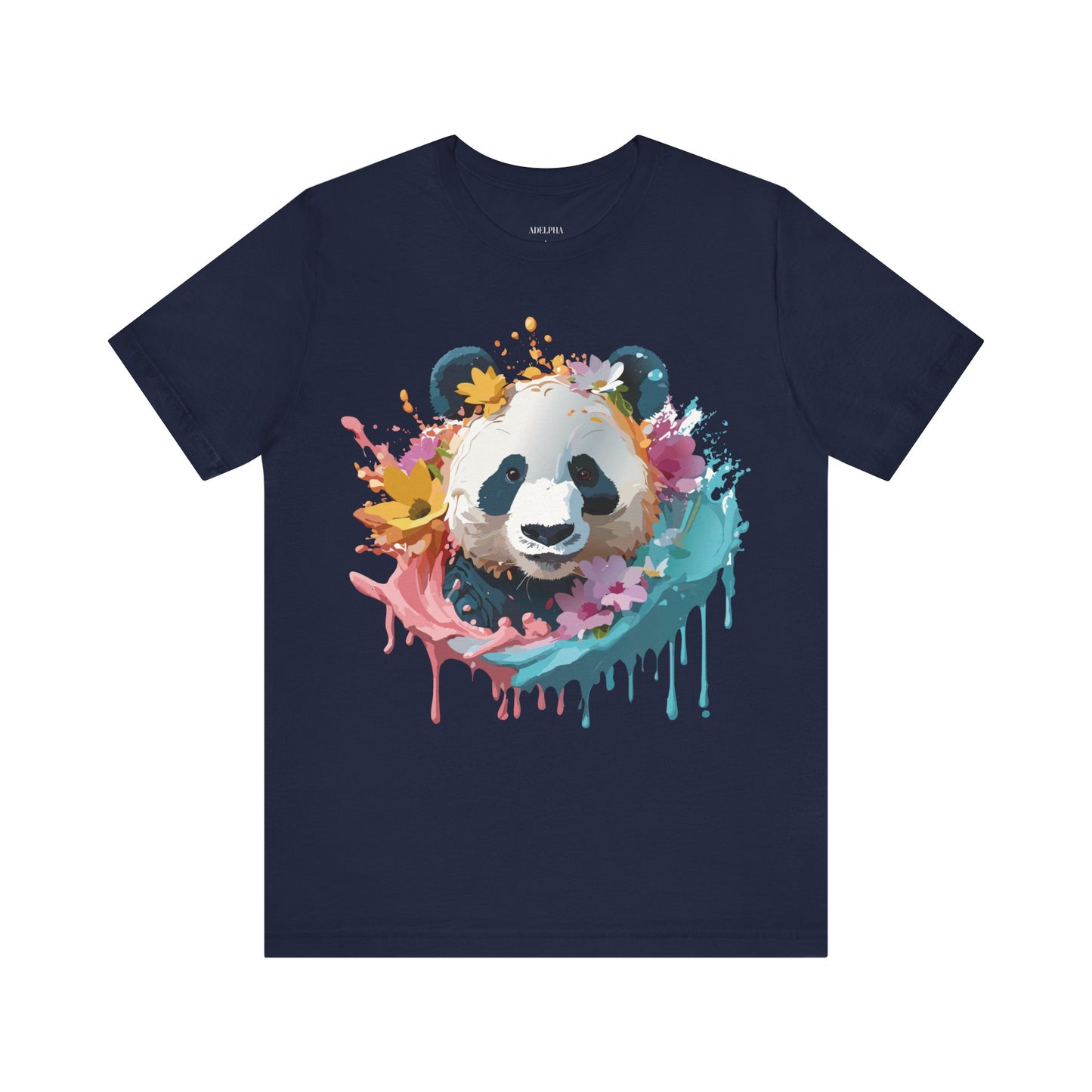 T-shirt en coton naturel avec panda