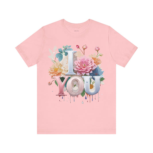 Natural Cotton Tee Shirt - Love story Collection