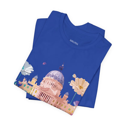 Natural Cotton Tee Shirt - Beautiful Places Collection - Madrid Printify