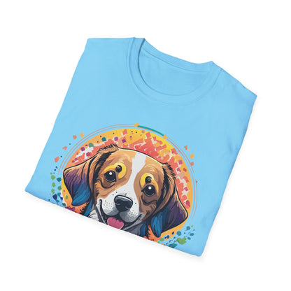 Dog Shirt Unisex Animal Tee Gildan 64000 Softstyle Ring Spun Cotton