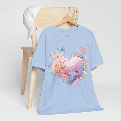 Natural Cotton Tee Shirt - Love story Collection Printify
