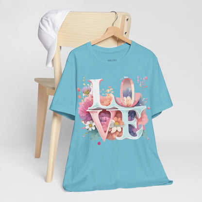 Natural Cotton Tee Shirt - Love story Collection Printify