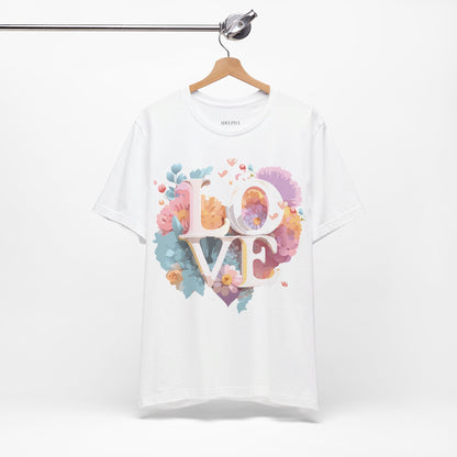 Natural Cotton Tee Shirt - Love story Collection Printify