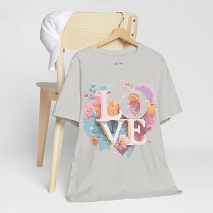 Natural Cotton Tee Shirt - Love story Collection Printify