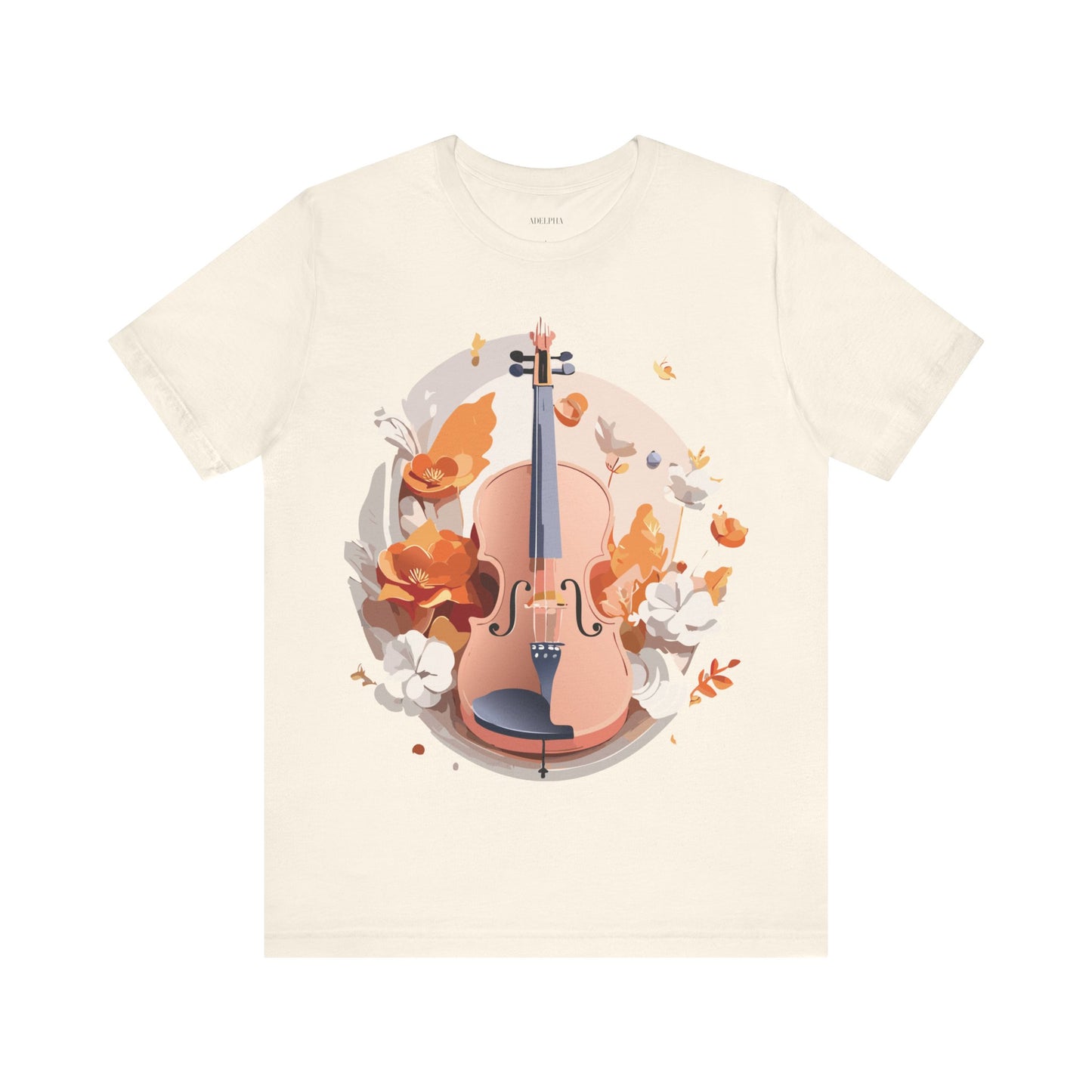 T-Shirt aus natürlicher Baumwolle – Musikkollektion