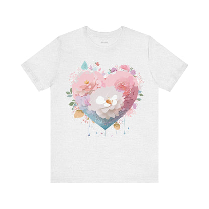 Natural Cotton Tee Shirt - Love story Collection Printify
