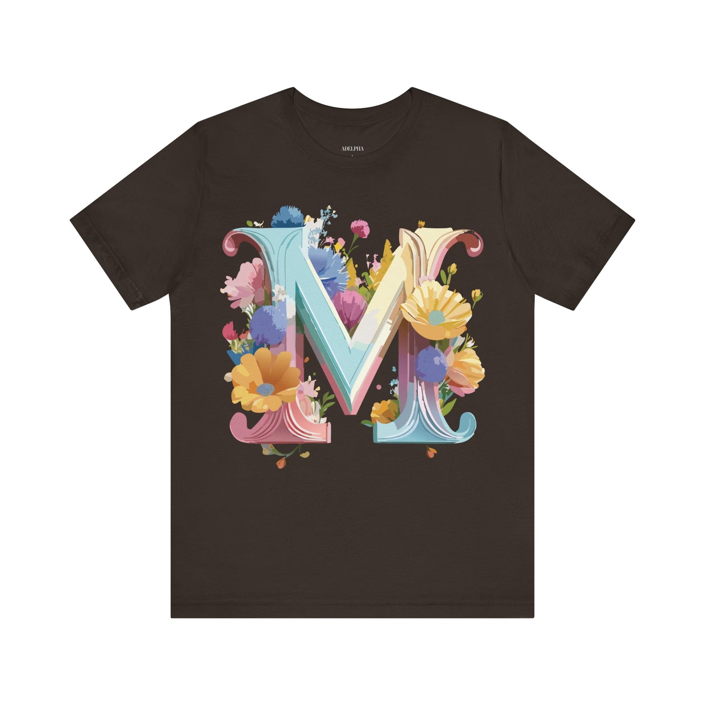 Natural Cotton Tee Shirt - Letters Collection - M