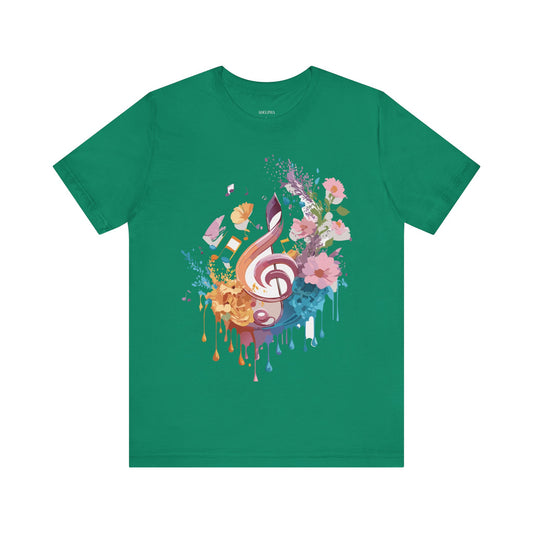 T-shirt en coton naturel - Collection Musique