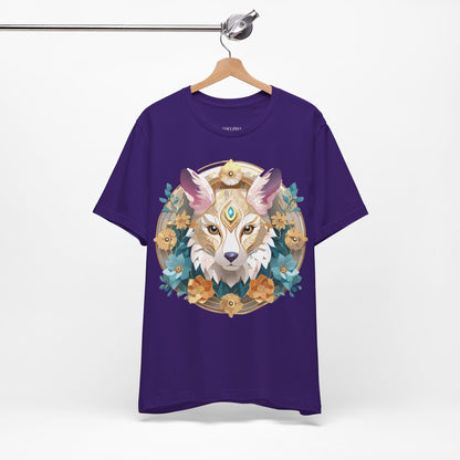 Natural Cotton Tee Shirt - Medallion Collection Printify