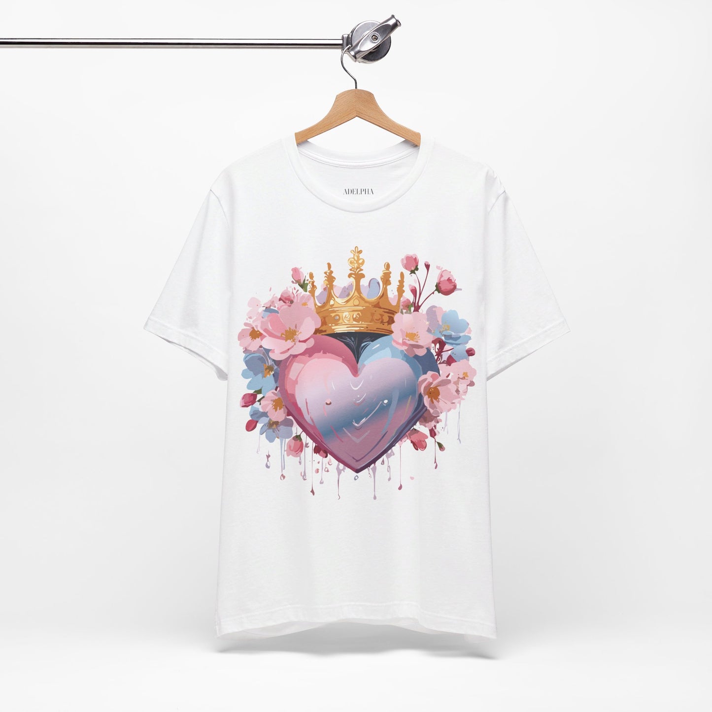 T-Shirt aus natürlicher Baumwolle – Love Story-Kollektion