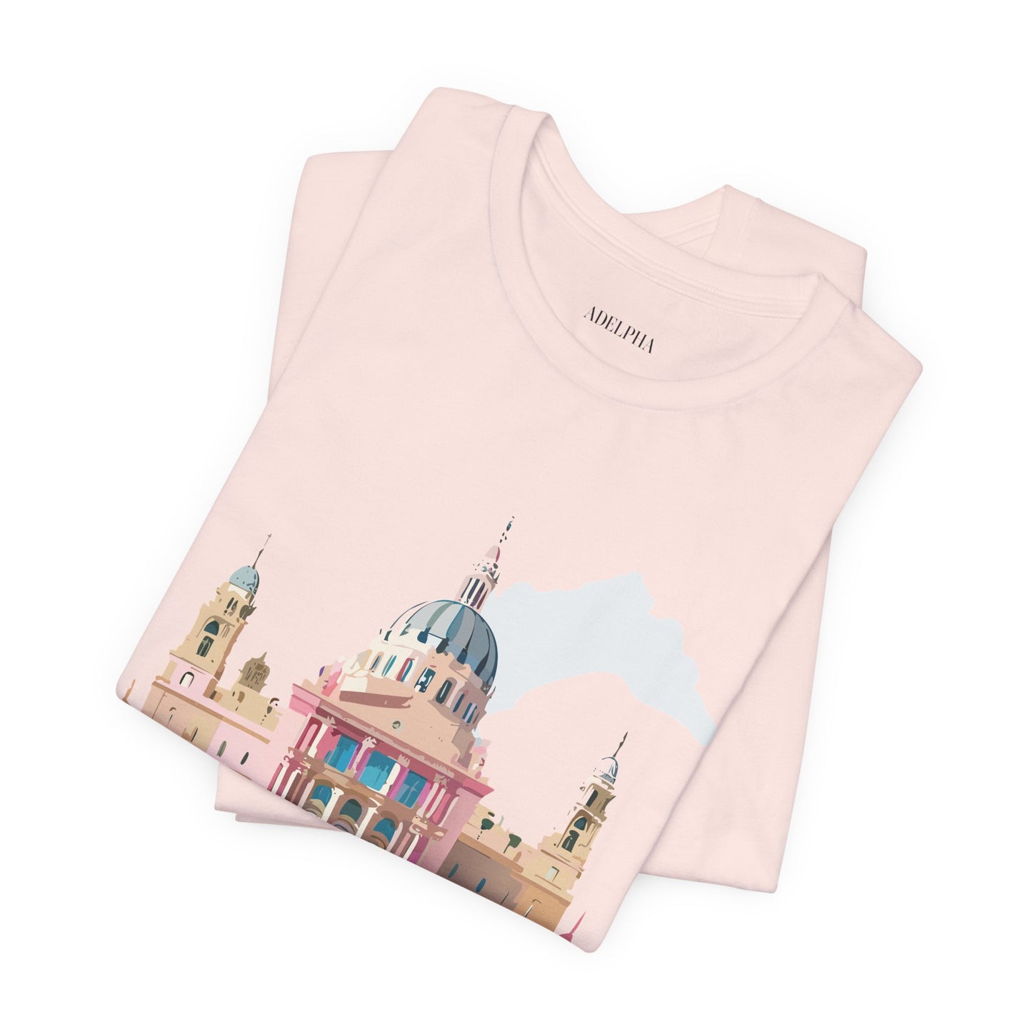 Natural Cotton Tee Shirt - Beautiful Places Collection - Madrid