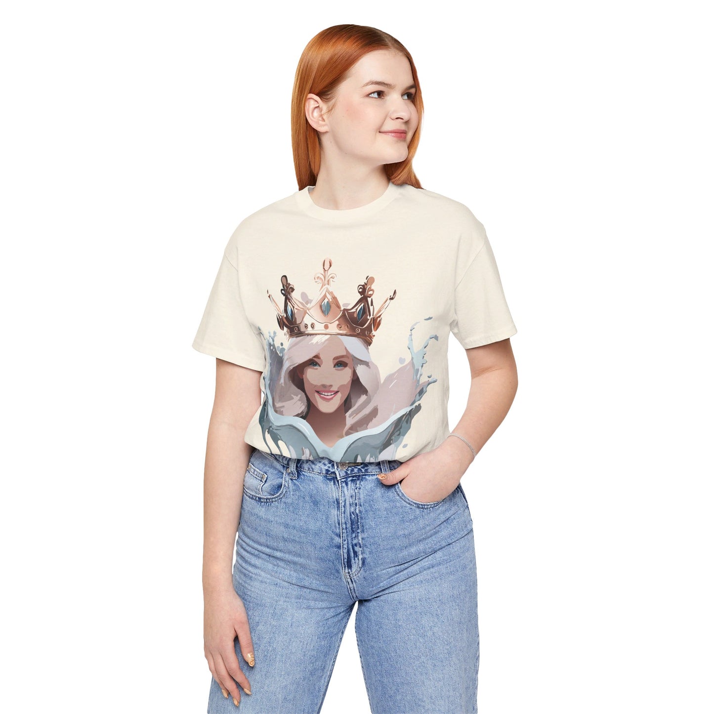 T-shirt en coton naturel - Collection Queen