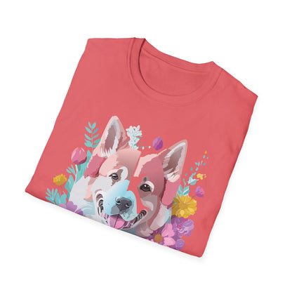 Dog Shirt Unisex Tee Softstyle Cotton Comfort for Animal Lovers