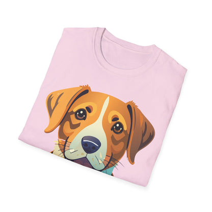 Dog Shirt Unisex Animal Tee Gildan Softstyle 64000 Cotton Tee