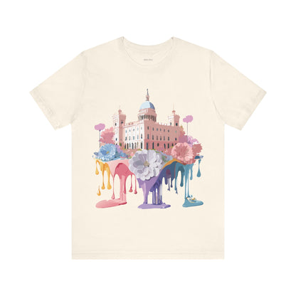 Natural Cotton Tee Shirt - Beautiful Places Collection - Madrid Printify