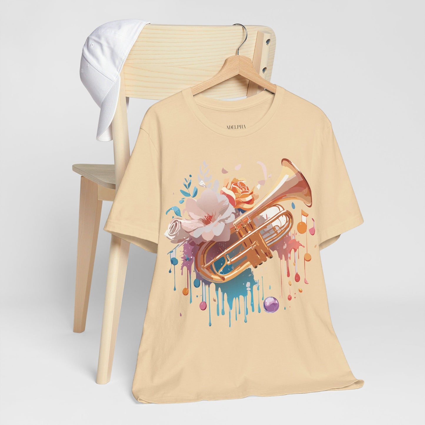 Natural Cotton Tee Shirt - Music collection