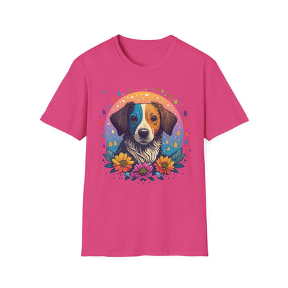 Dog Shirt Unisex Softstyle Tee 100 Percent Cotton Gildan 64000