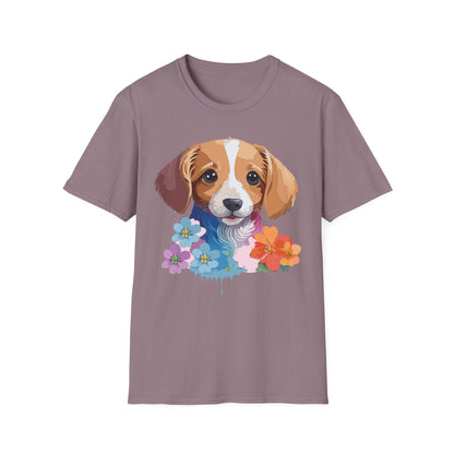 Unisex Dog Shirt Animal Graphic Tee Soft Cotton Gildan 64000