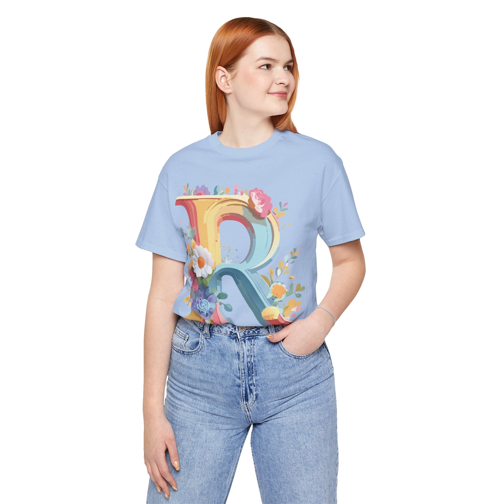 Letter Shirt, Letter R Shirt - ADELPHA