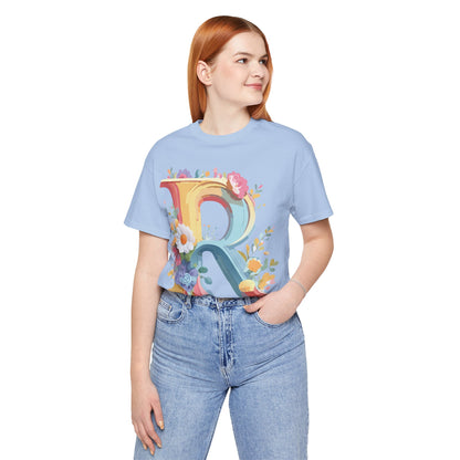 Letter Shirt, Letter R Shirt - ADELPHA