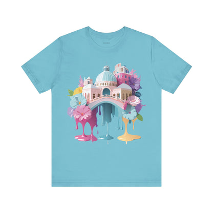 Natural Cotton Tee Shirt - Beautiful Places Collection - Venice Printify