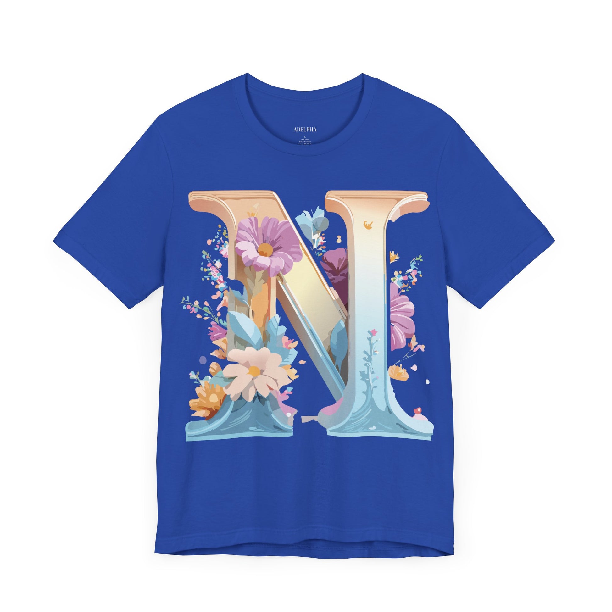 Letter Shirt, Letter N Shirt - ADELPHA