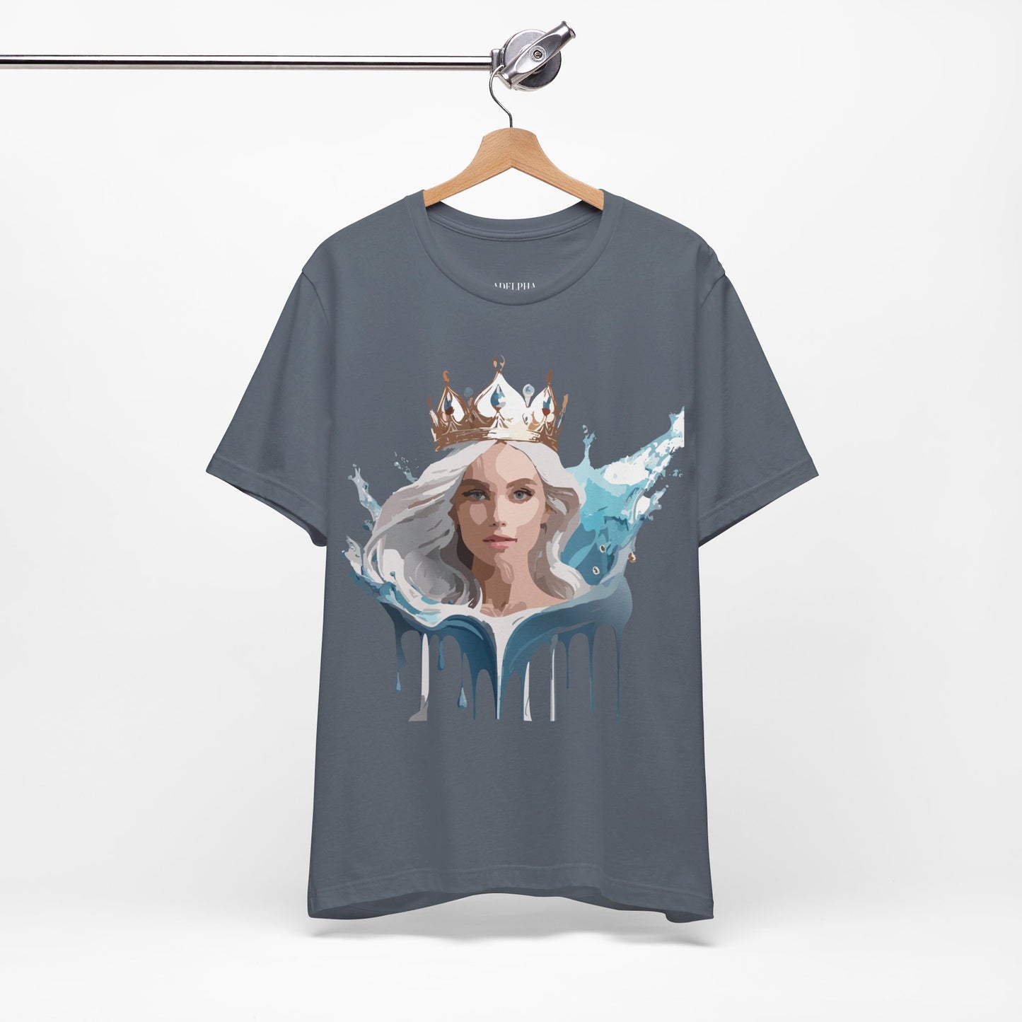 T-Shirt aus natürlicher Baumwolle – Queen Collection