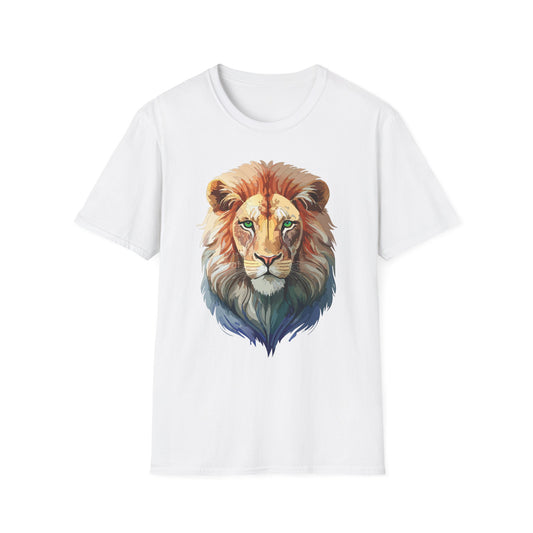 Lion Shirt, Shirt with Lion, Floral Lion Tee, Shirt with Animals
