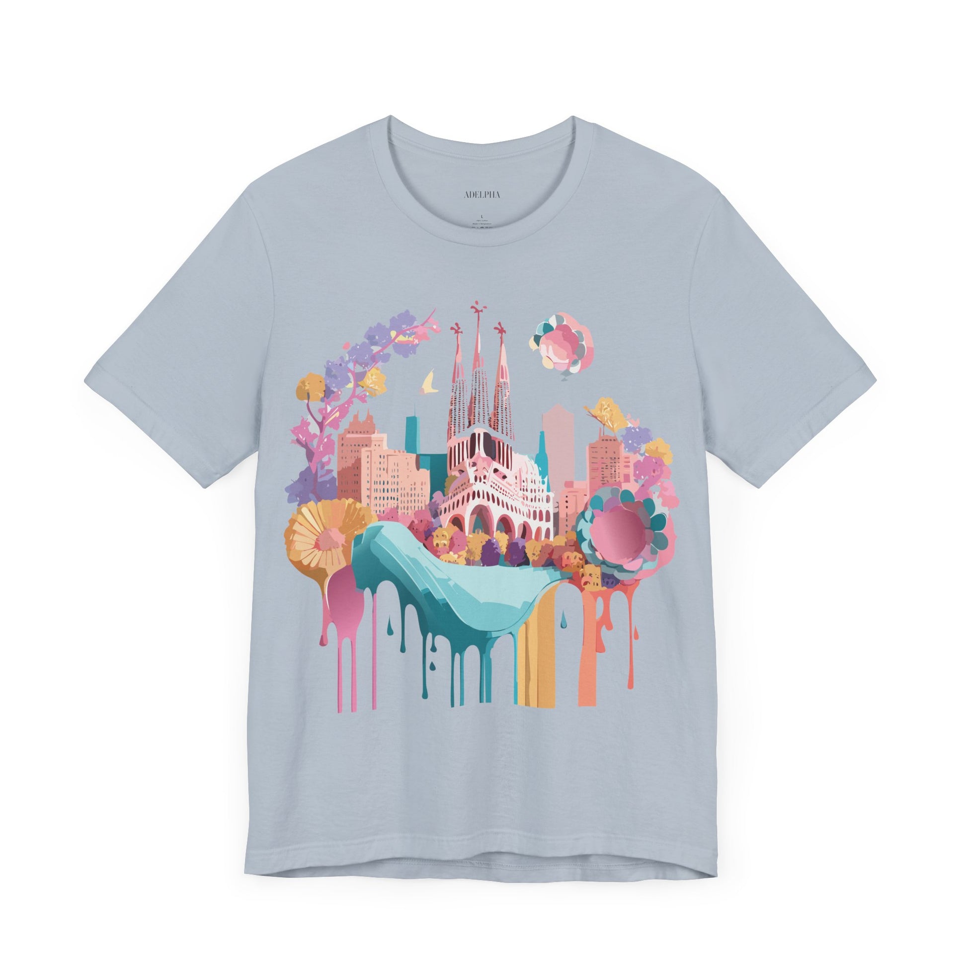 Tourist Shirt, Shirt with Barcelona - ADELPHA