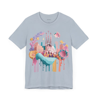 Tourist Shirt, Shirt with Barcelona - ADELPHA
