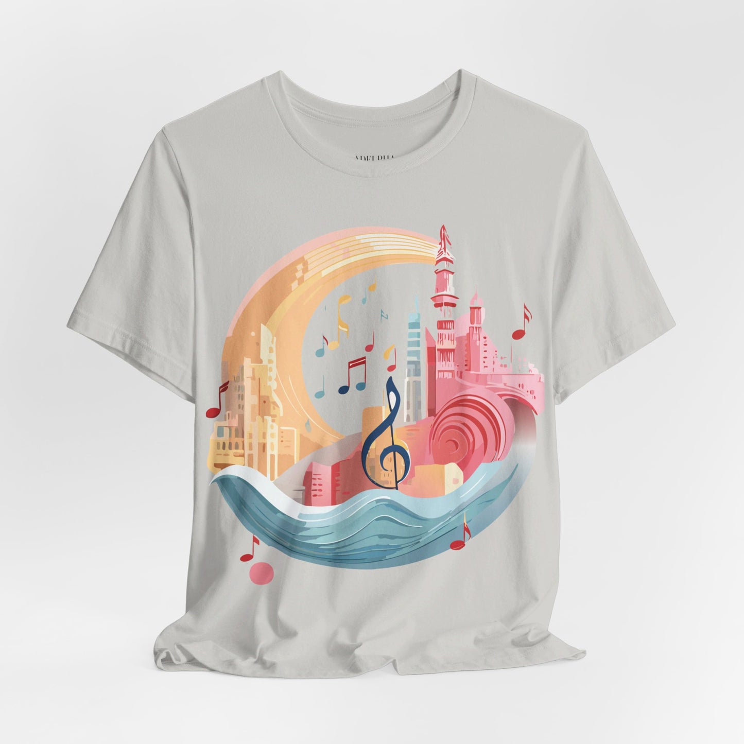 T-shirt en coton naturel - Collection Musique