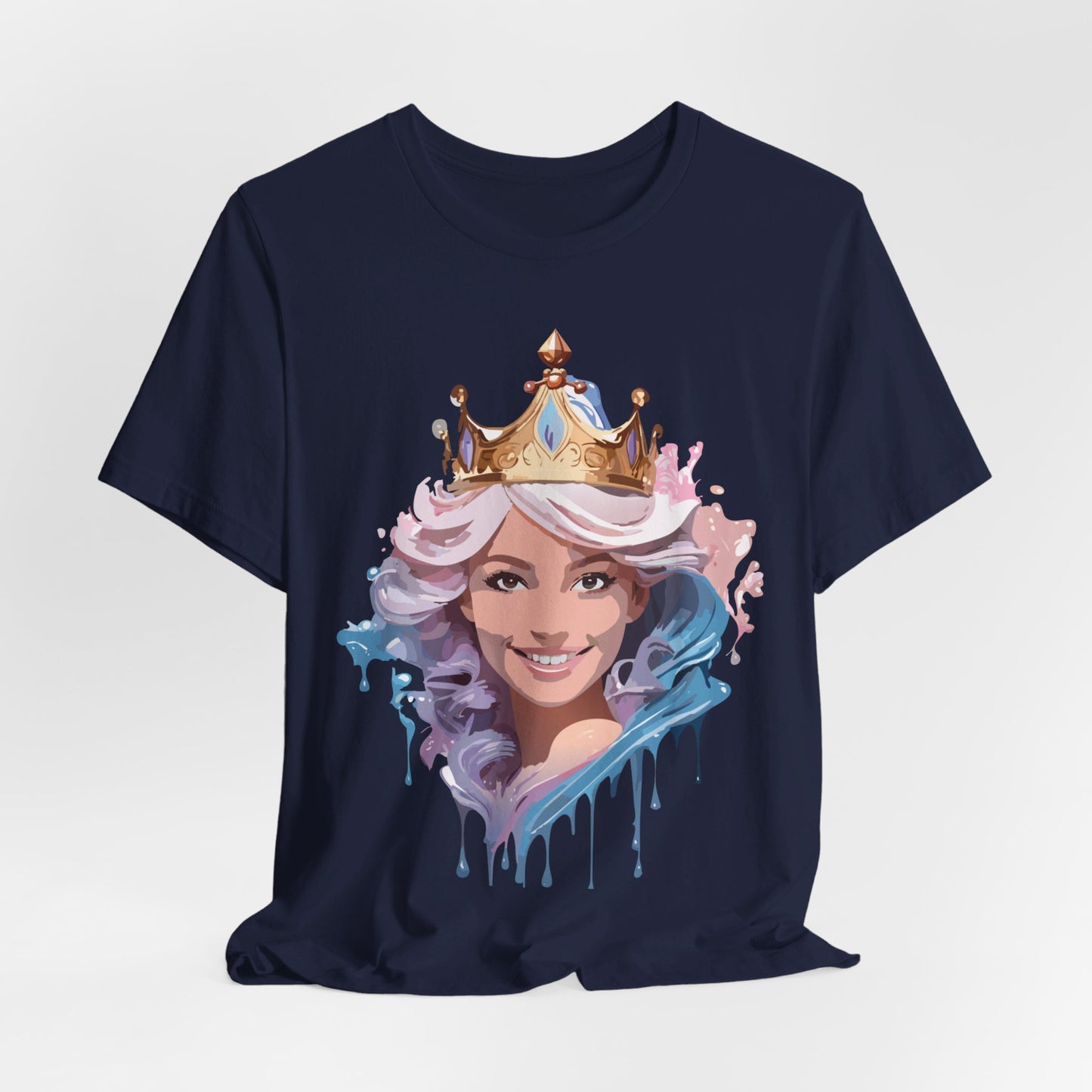 T-Shirt aus natürlicher Baumwolle – Queen Collection