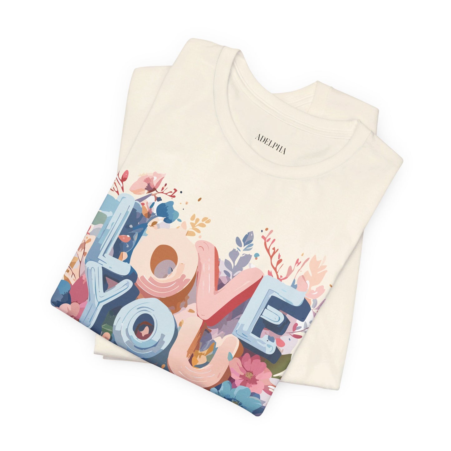 T-shirt en coton naturel - Collection Love story