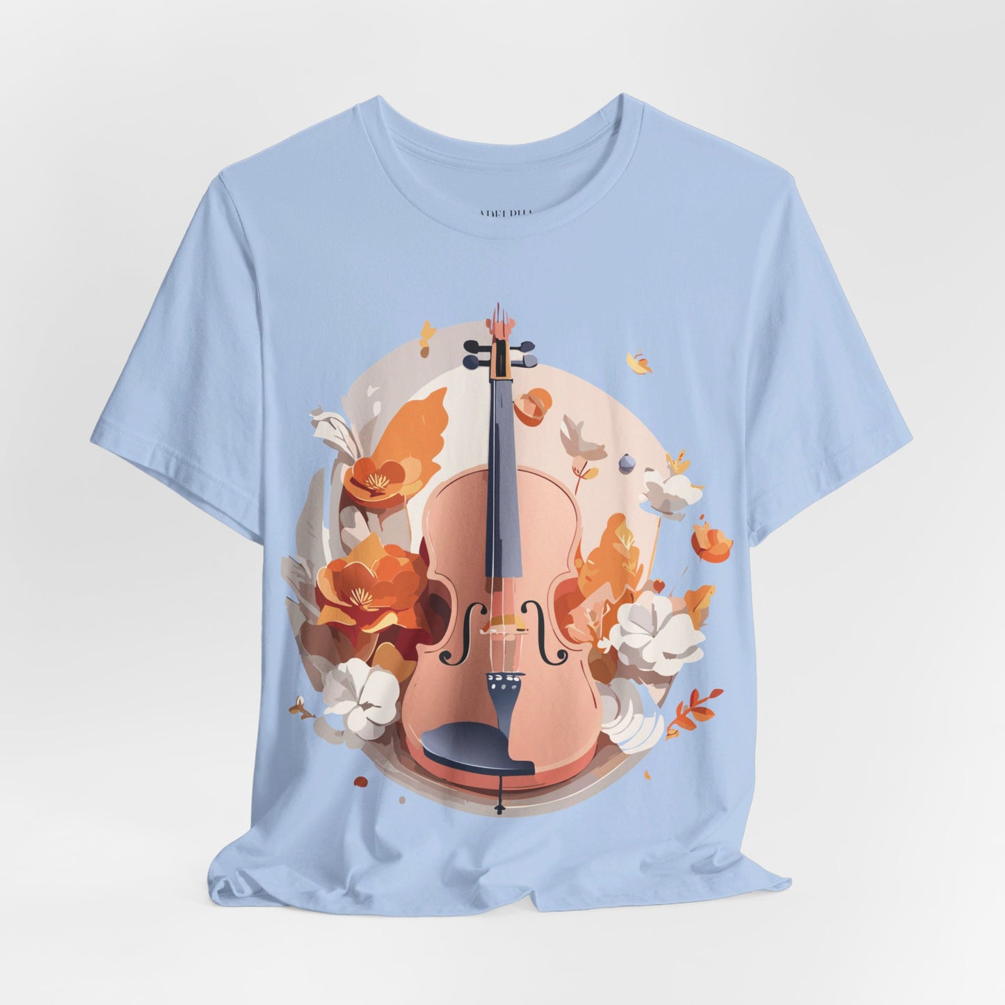 T-Shirt aus natürlicher Baumwolle – Musikkollektion