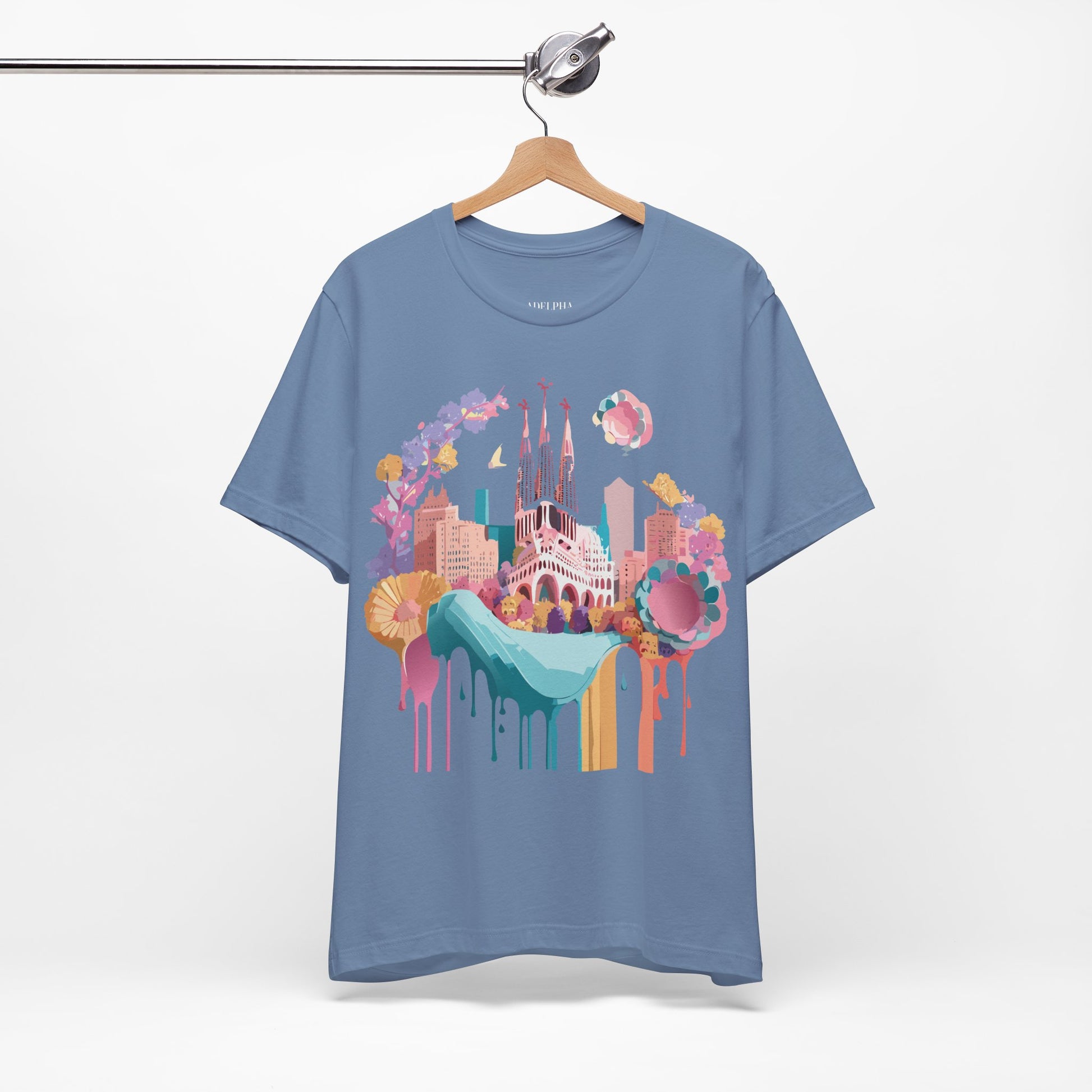 Tourist Shirt, Shirt with Barcelona - ADELPHA