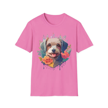 Dog Shirt Unisex Animal Tee Gildan Softstyle 64000 Short Sleeve Tee