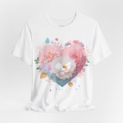 Natural Cotton Tee Shirt - Love story Collection Printify