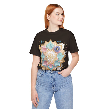 Natural Cotton Tee Shirt - Medallion Collection Printify