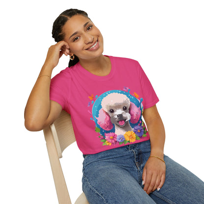Dog Shirt With Animals Unisex Softstyle Tee 100 Percent Cotton Gildan 64000